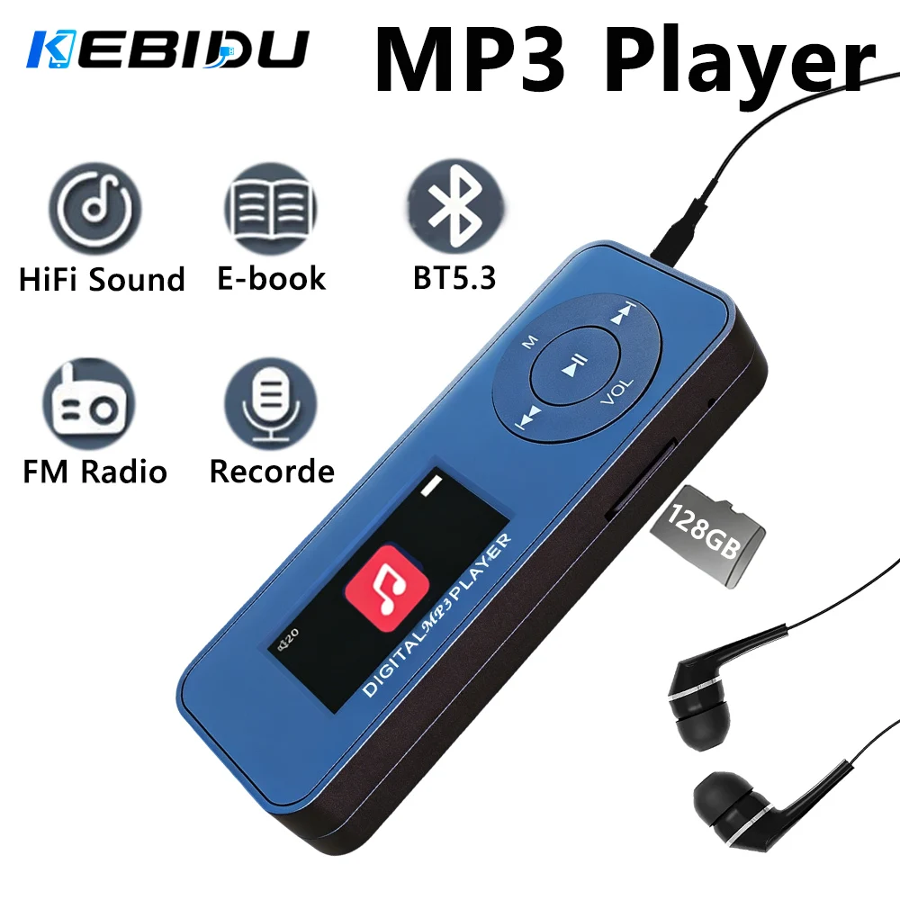 Audio Music Recorder - مشغل MP3 محمول من KEBIDU مع