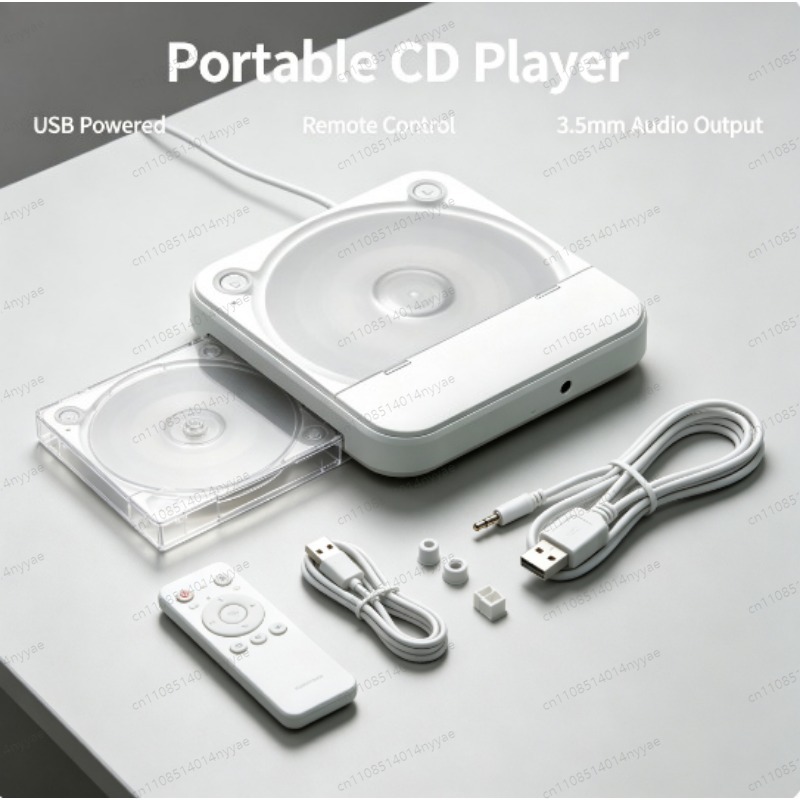 Audio Music Add - مشغل أقراص CD خارجي للسيارة -