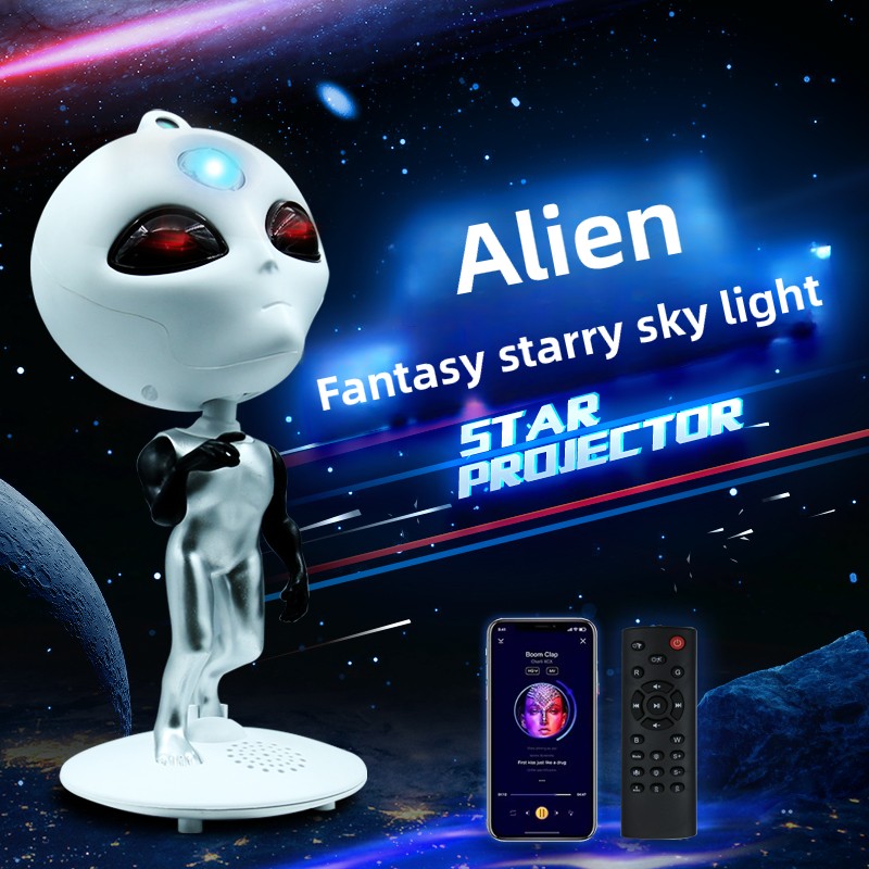 Audio Music Spotify - جهاز عرض Alien Galaxy Star مع