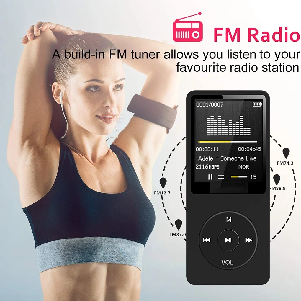 مشغل MP3 محمول قابل لإعادة الش - مراجعة Audio Music Recorder وسعره