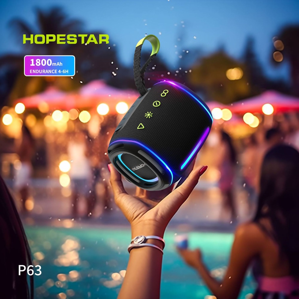 مكبر صوت بلوتوث صغير IPX6 بقوة - مراجعة Audio Music Spotify وسعره