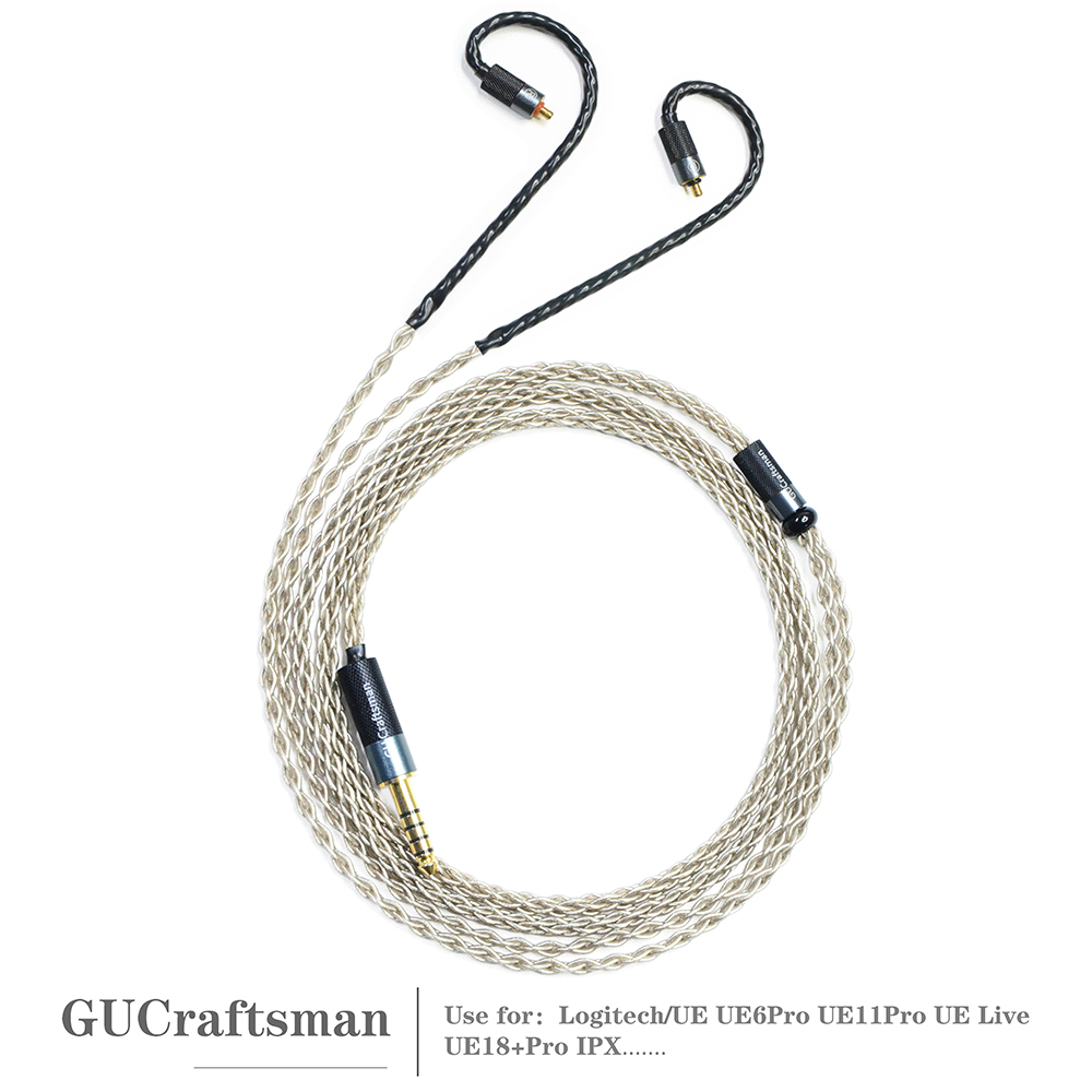 كابل 6N واحد كريستال فضي IPX I - مراجعة In Ear Monitor Iem وسعره