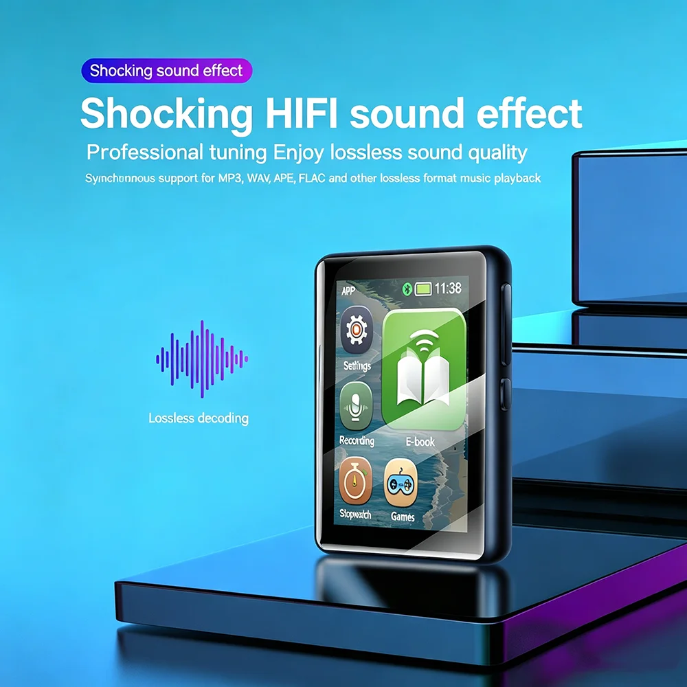مشغل MP3 من KEBIDUMEI مع شاشة  - مراجعة Audio Music Recorder وسعره