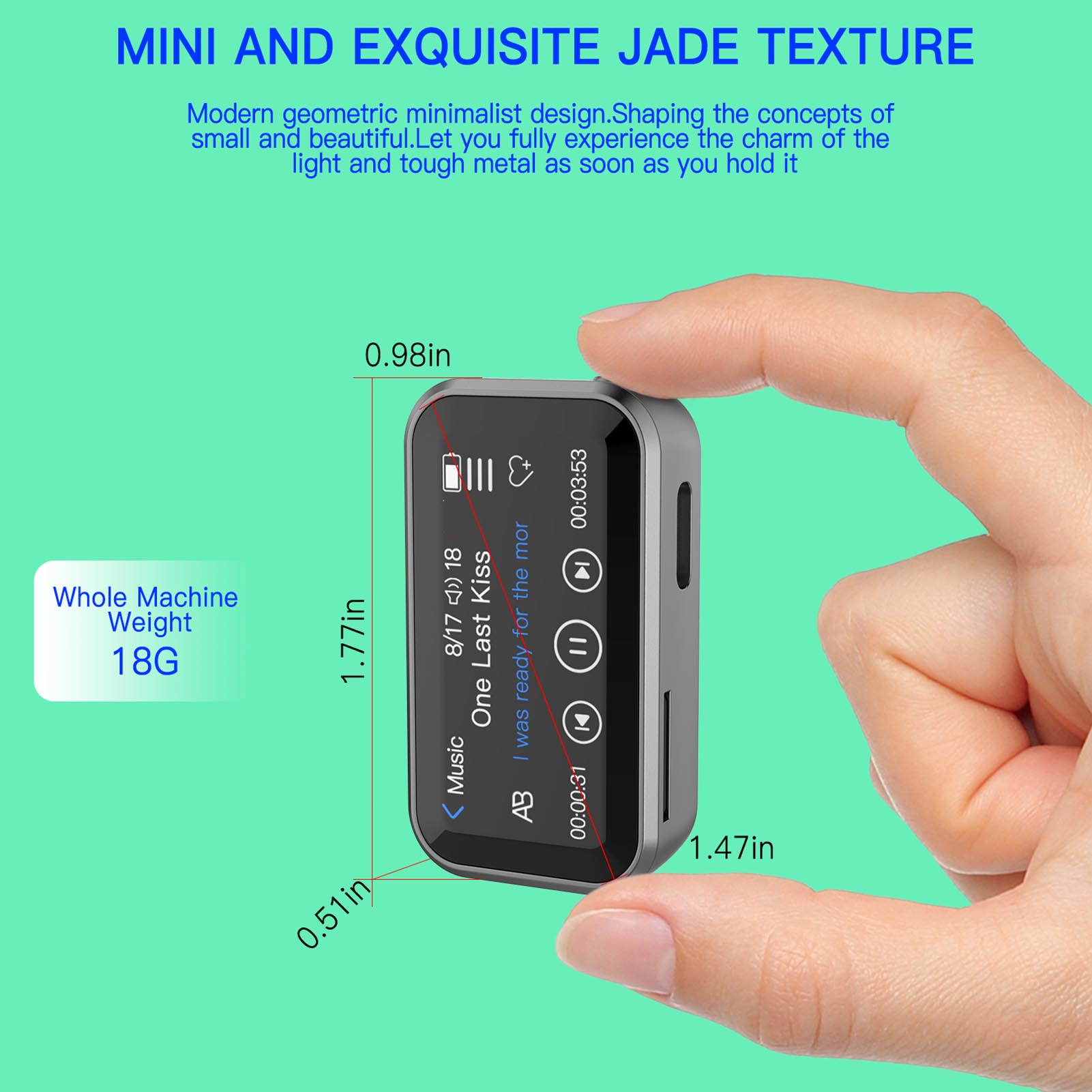 مشغل MP3 BT مشغل MP3 مشبك خلفي - مراجعة Audio Music Recorder وسعره