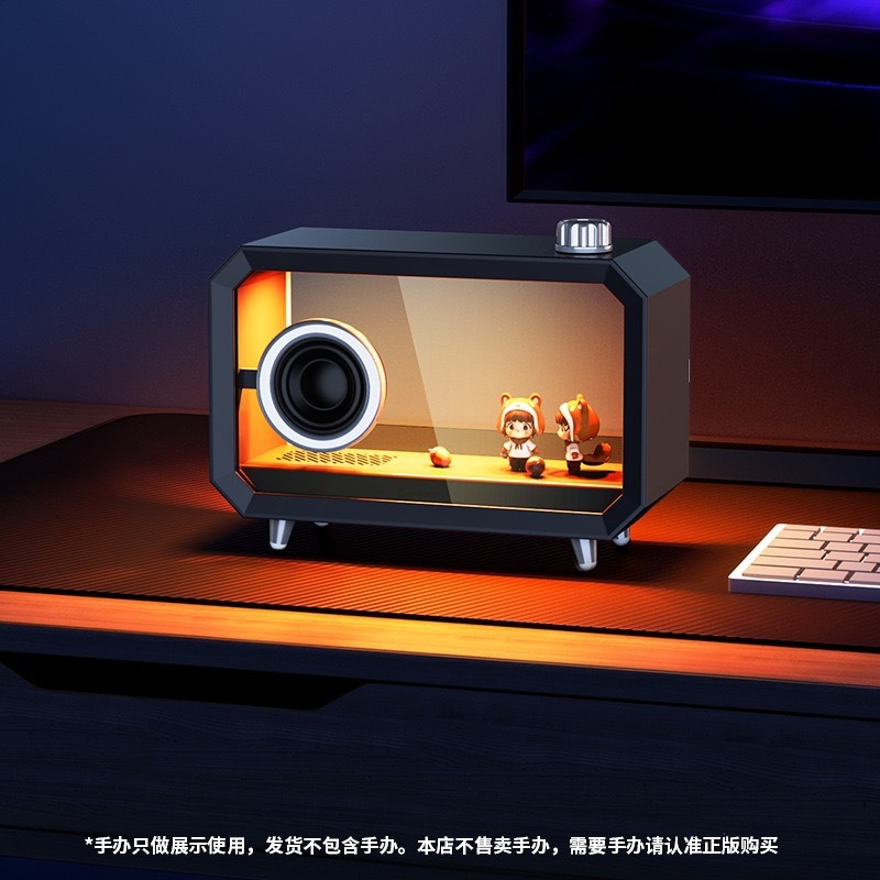مكبر صوت بلوتوث شفاف DIY RGB إ - مراجعة Audio Music Spotify وسعره