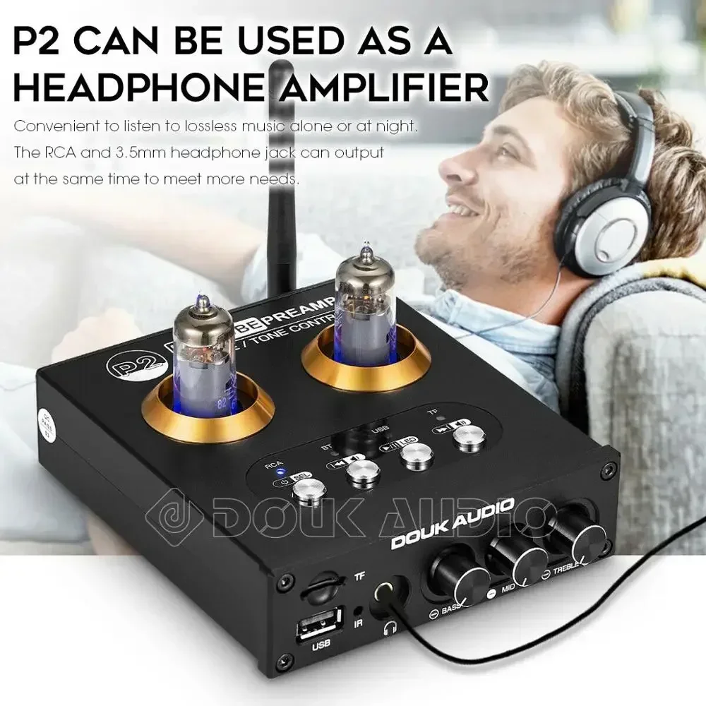 Douk Audio P2 HiFi فراغ أنبوب  - مراجعة Audio Player With Youtube Music وسعره