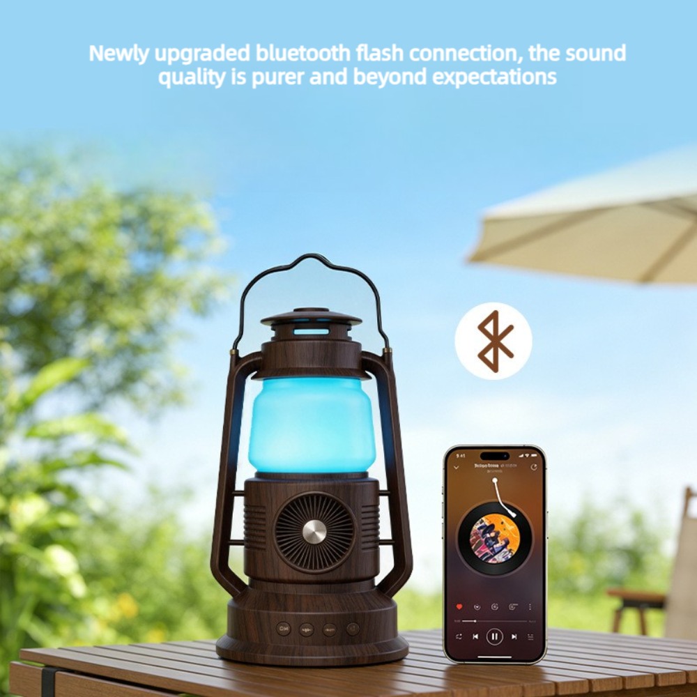 مكبر صوت بلوتوث على شكل فانوس  - مراجعة Audio Music Spotify وسعره